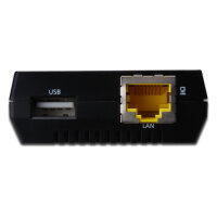 DIGITUS USB-Netzwerkserver 1-Port +Printserver, NAS-&USB-HUB
