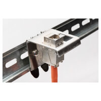 DIGITUS Hutschienenadapter für 1x Keystone Module