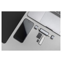 DIGITUS Reader USB-C + USB 3.0, SD + Micro SD + USB3.0 OTG