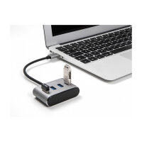 DELOCK 4 Port USB 3.2 Gen 1 Hub mit USB Typ-A Anschluss -...