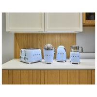SMEG KLF03PBEU Elektrischer Wasserkocher, Pastellblau