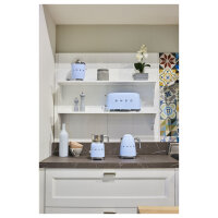 SMEG KLF03PBEU Elektrischer Wasserkocher, Pastellblau