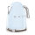 SMEG KLF03PBEU Elektrischer Wasserkocher, Pastellblau