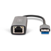 Digitus USB 3.0 > RJ45 (ST-BU) Adapter Schwarz