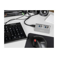 DELOCK USB 3.2 Gen 2 Hub mit 4 USB Typ-A Ports