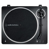 Audio Technica AT-LP70XBTBS (schwarz/silber, Integrierter Phono-Vorverstrker, Bluetooth, Vollautomat, Riemenantrieb)
