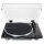 Audio Technica AT-LP70XBTBS (schwarz/silber, Integrierter Phono-Vorverstrker, Bluetooth, Vollautomat, Riemenantrieb)
