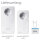 devolo Magic 2 WiFi next Powerline Starter Kit 1x devolo Magic 2 WiFi next Adapter, 1x devolo Magic 2 LAN Adapter