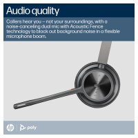 HP Poly VOYAGER 4320/R MSTEAMS HEADSET WW