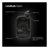 Sony LinkBuds Open True Wireless-Headphones black