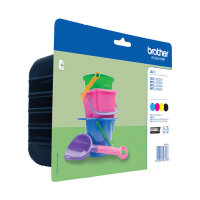 Brother Tinte LC-221 Value Pack (BK/C/M/Y)