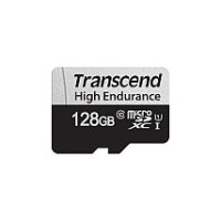 CARD microSD Card 128GB Transcend SDXC USD350V w/Adapter