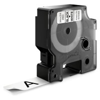 Dymo LabelWriter - D1 Etiketten Glanzband - 19 mm x 7 m - Schwarz auf Weiß - (S0720830)