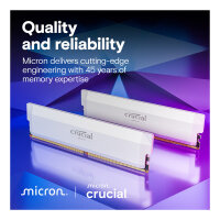 16GB Crucial Pro Overclocking Edition Modul - DIMM 288-PIN 6400 MHz / PC5-51200 - CL38 - 1.35 V - ungepuffert - non-ECC