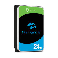 SEAGATE Surveillance Video Optimized AI Skyhawk 24TB HDD SATA 6Gb/s 512MB cache 3.5inch CMR Helium