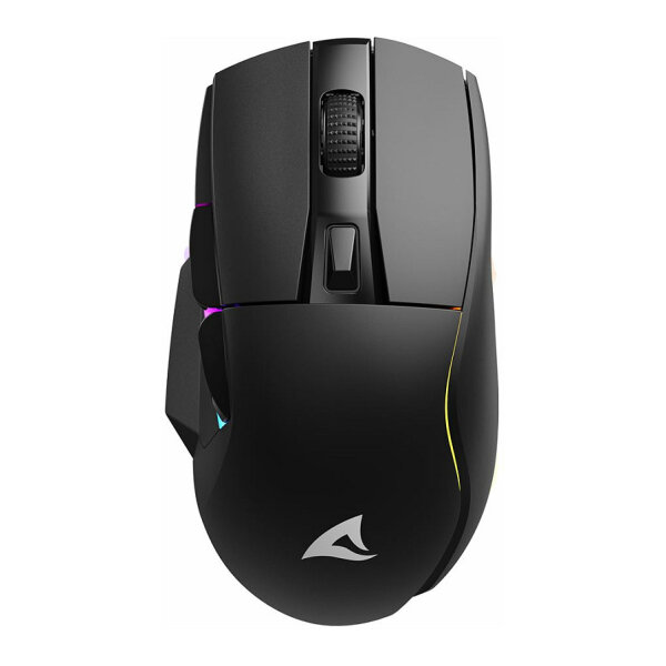 Sharkoon Maus Shark SGM50W Optisch 6 Tasten 6.400 DPI schw