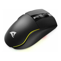 Sharkoon Maus Shark SGM50W Optisch 6 Tasten 6.400 DPI schw