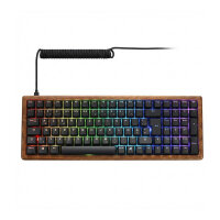 Sharkoon SKILLER SGK50 S4 Gen2 Wood PBT (holz/schwarz,...