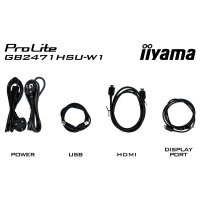 iiyama G-MASTER Red Eagle™ GB2471HSU-W1 Gaming-Monitor 60,5 cm (24") weiß