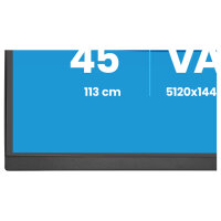 iiyama ProLite XCB4594DQSU-B1 Curved-Monitor 113 cm (44,5") mattschwarz