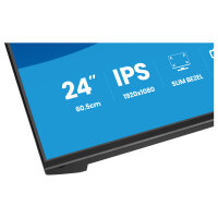 60,5cm/23,8" (1920x1080) iiyama ProLite X2493HSU-B1 16:9 FHD IPS 1ms 120Hz HDMI DisplayPort USB VESA Speaker Black