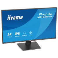 60,5cm/23,8" (1920x1080) iiyama ProLite X2493HSU-B1 16:9 FHD IPS 1ms 120Hz HDMI DisplayPort USB VESA Speaker Black