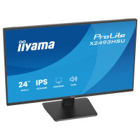 60,5cm/23,8" (1920x1080) iiyama ProLite X2493HSU-B1 16:9 FHD IPS 1ms 120Hz HDMI DisplayPort USB VESA Speaker Black