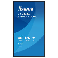 iiyama 217,4cm(85,6") LH8664UHS-B3AG 16:9 2xHDMI+USB-C (Speditionsversand)
