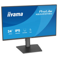 60,5cm/23,8" (1920x1080) iiyama ProLite XU2493HSU-B1 16:9 FHD IPS 4ms 60Hz VGA HDMI DisplayPort USB VESA Speaker Black