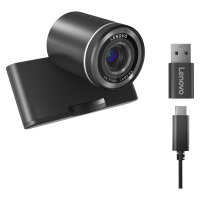 LENOVO QHD Webcam 2K Adjustable FOV90/78/65 Directional Microphone AutoFocus HDR AI Framing/Face USB-C/A 1.5m Detachable Cable