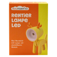 RealPower LED-Tier Taschenlampe Yellow deer