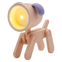 RealPower LED-Tier Taschenlampe Pink dog