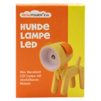 RealPower LED-Tier Taschenlampe Yellow dog