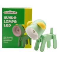RealPower LED-Tier Taschenlampe Green dog