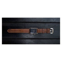 Nomad Strap Trad. Lthr. Brown Connect. Silver 42/44/45/49mm