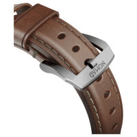 Nomad Strap Trad. Lthr. Brown Connect. Silver 42/44/45/49mm