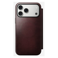 Nomad Modern Leather Folio iPhone 17 Pro Max Burgundy H.