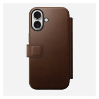 Nomad Modern Leather Folio iPhone 17 Brown