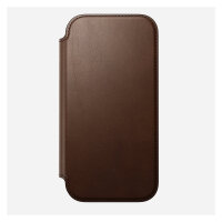 Nomad Modern Leather Folio iPhone 17 Brown