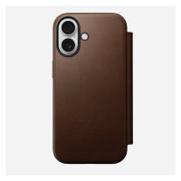 Nomad Modern Leather Folio iPhone 17 Brown