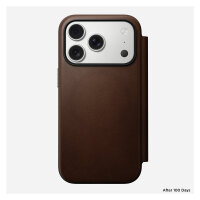 Nomad Modern Leather Folio iPhone 17 Pro Brown
