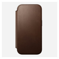 Nomad Modern Leather Folio iPhone 17 Pro Brown