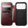 Nomad Modern Leather Folio iPhone 17 Pro Burgundy Horween