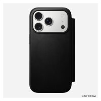 Nomad Modern Leather Folio iPhone 17 Pro Black