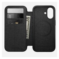 Nomad Modern Leather Folio iPhone 17 Black