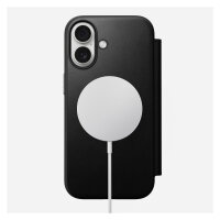 Nomad Modern Leather Folio iPhone 17 Black