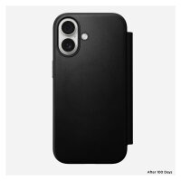 Nomad Modern Leather Folio iPhone 17 Black