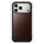 Nomad Rugged Leather Case iPhone 17 Pro Max Rustic Brown Horween