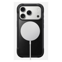 Nomad Rugged Leather Case iPhone 17 Pro Black Horween