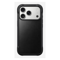 Nomad Rugged Leather Case iPhone 17 Pro Black Horween